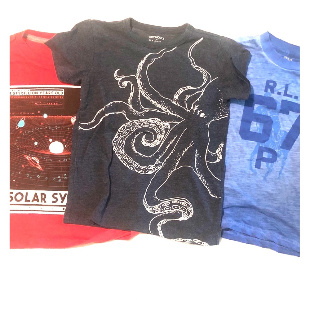 Boys Tees: J Crew, RL, Old Navy